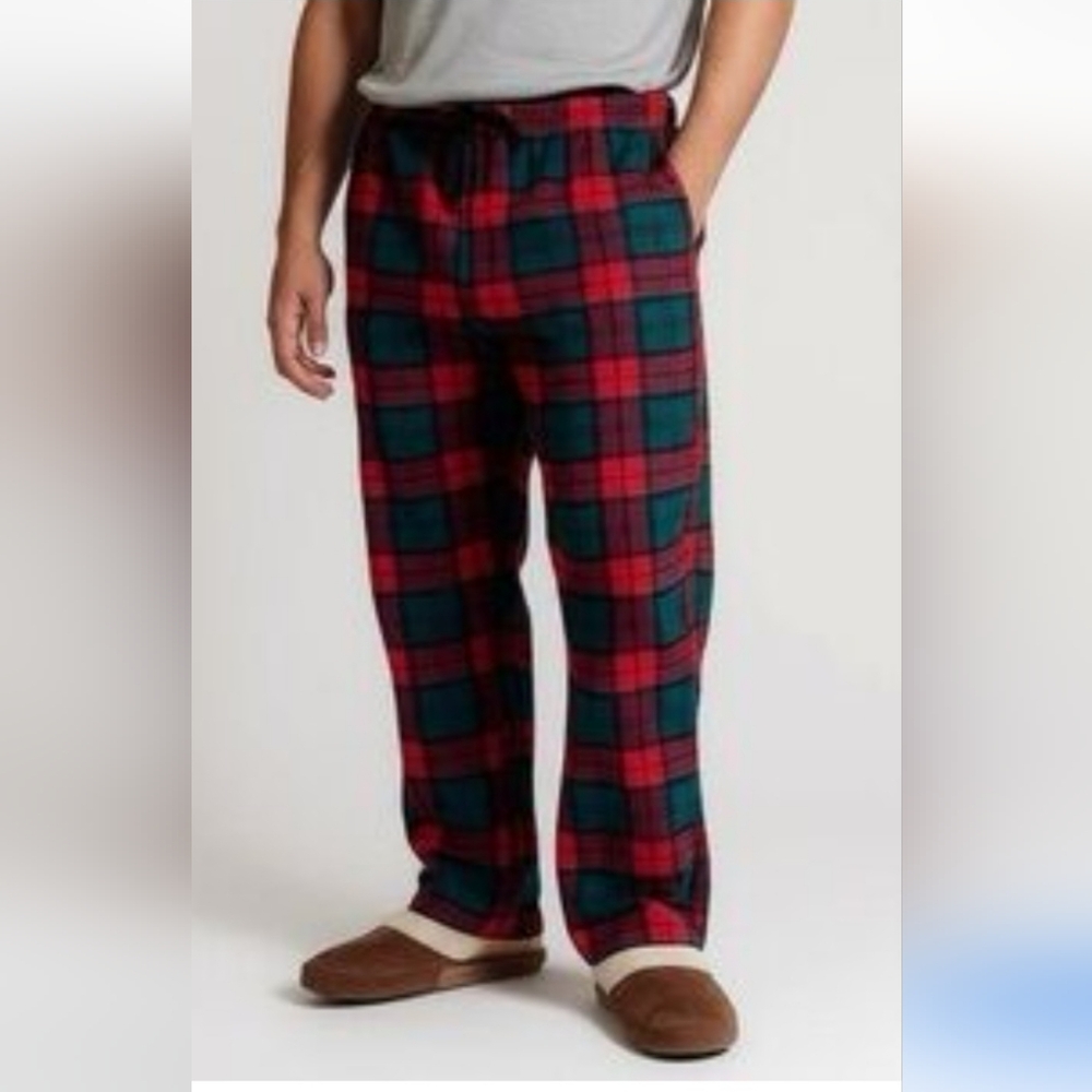 Nautica Fleece "3MY EMRALDYARD" Checked Pant Size Large, Style#KP267T, NWT